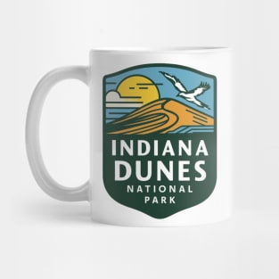 Indiana Dunes National Park Minimal Emblem Mug